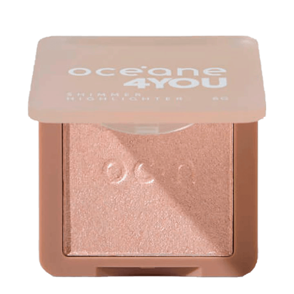 Océane 4you Shimmer Highlighter Rose - Iluminador Facial Rosado 6g