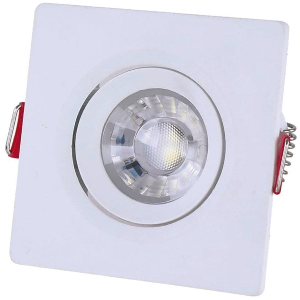 Spot Led Quadrado 7W 6500K Branco Frio Tramontina 58021/655
