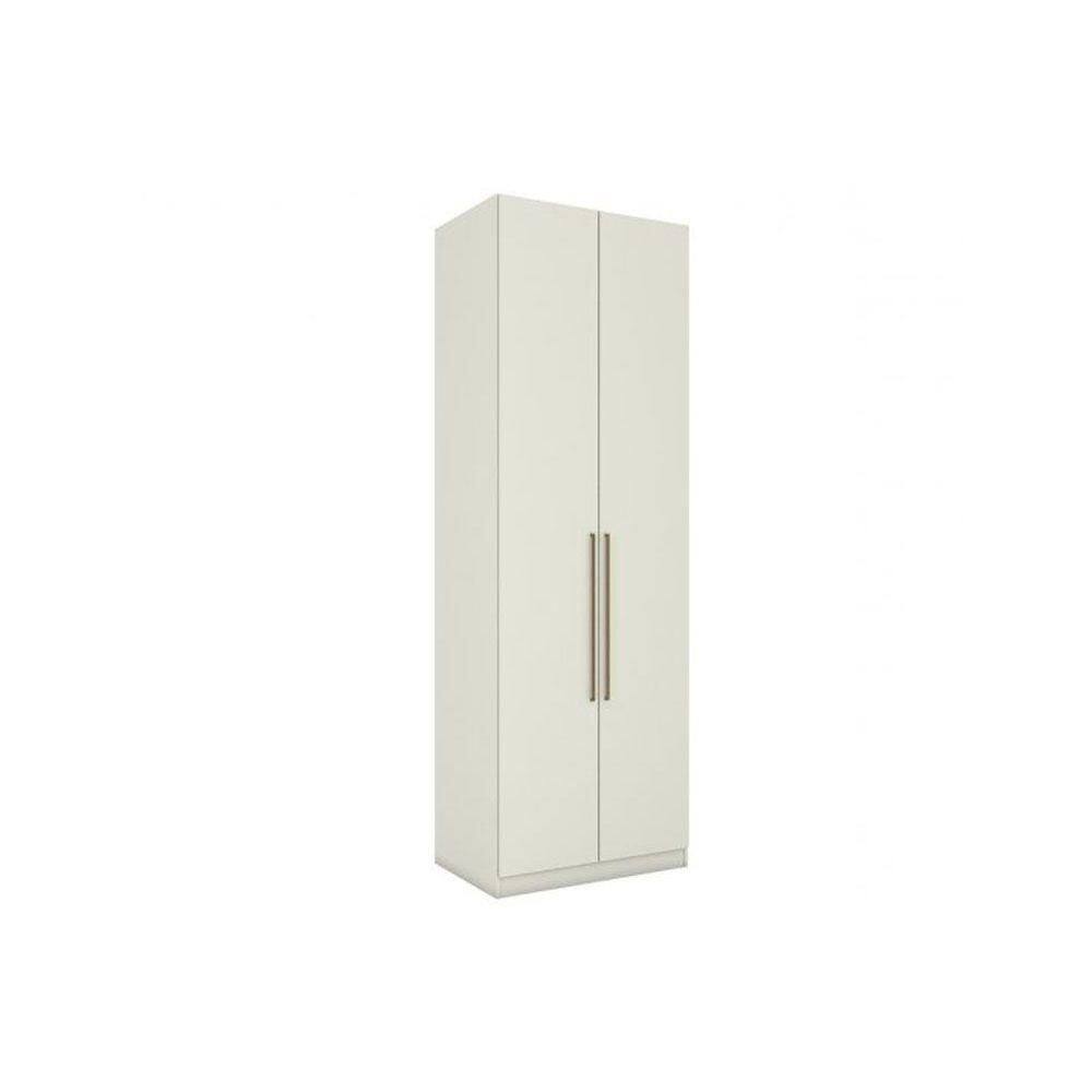Módulo de Quarto Casal Guarda Roupa MC08 Seletto c/ 2 Portas Areia - Henn