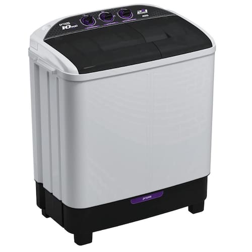 imagem-Lavadora de Roupas Praxis 2 em 1 10kg Lava 6Kg e Centrifuga 4K - 110V
