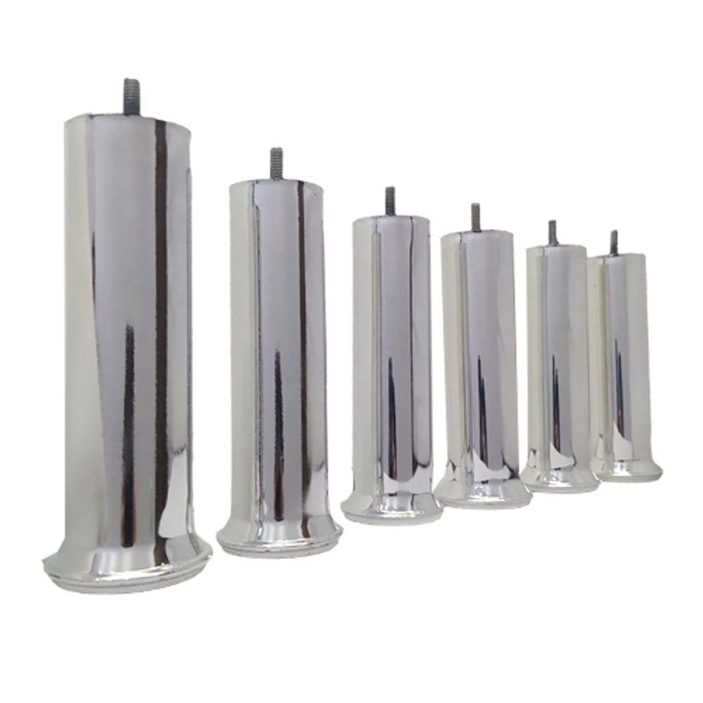 Kit 12 Pes Metalizado para Cama Queen Reforçado 13cm Altura