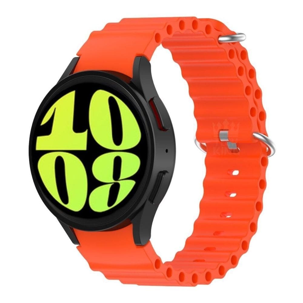 Pulseira De Silicone Ondulada Macia Para Watch6 44Mm