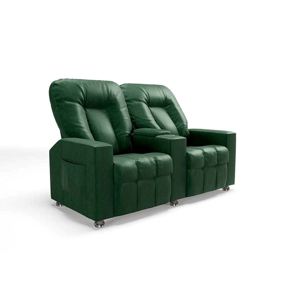 Poltrona Reclinável Para Cinema 2 Lugares Sora PU FH1 - D`Rossi