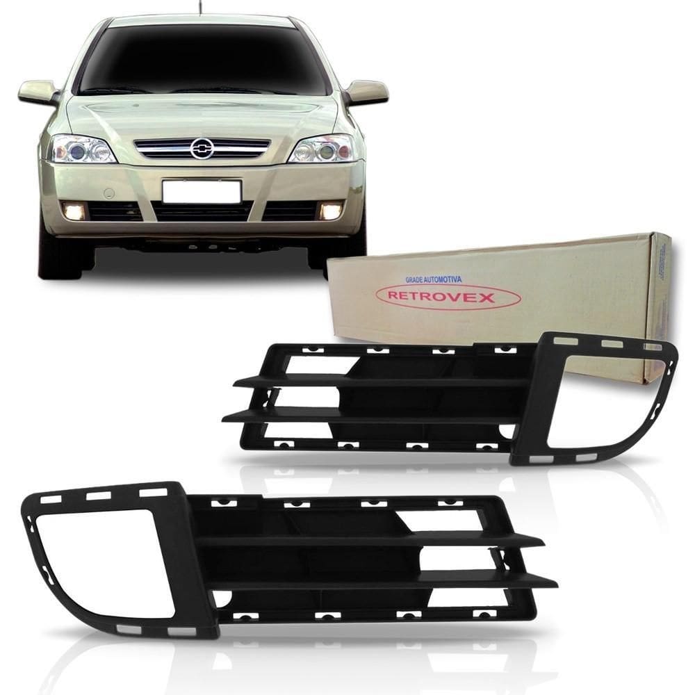 Par grades farol milha astra 2003 a 2011 retrovex