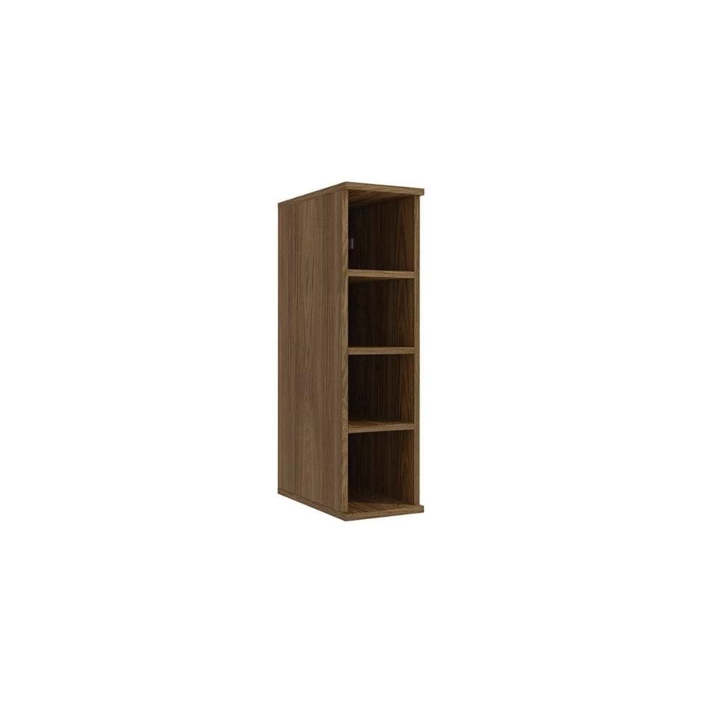 Armário Aéreo p/ Cozinha Garrafeiro Curve N642 73,5 cm Nogueira - Kappesberg