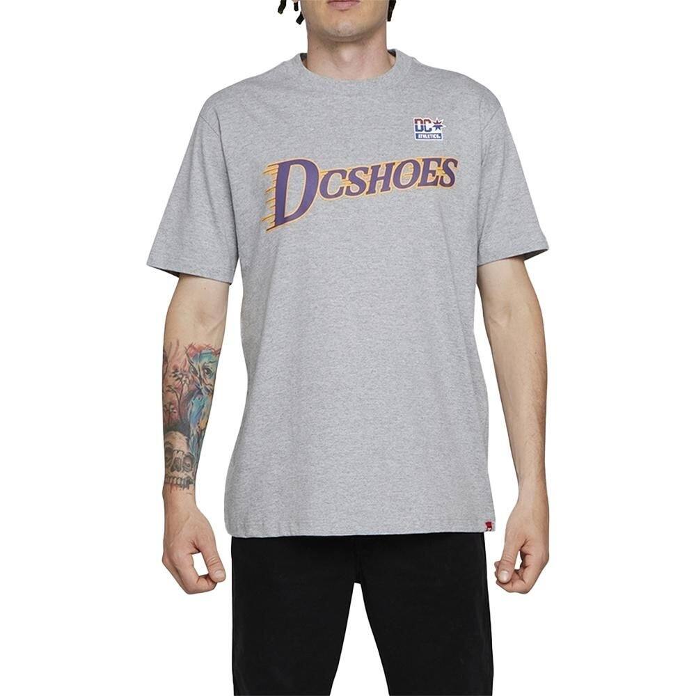 Camiseta DC Shoes Shy Town WT24 Masculina Cinza Mescla