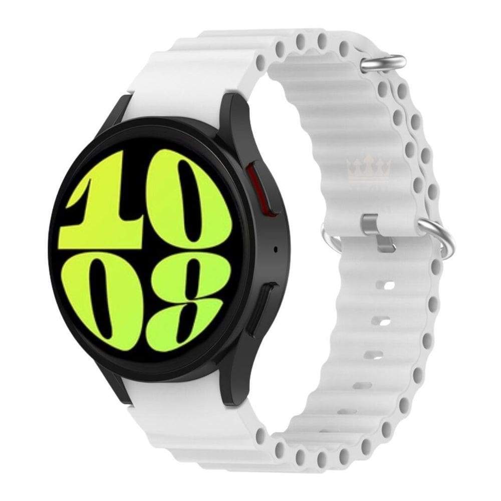 Pulseira Com Encaixe Curvo Ondulada Para Galaxy Watch6 44Mm