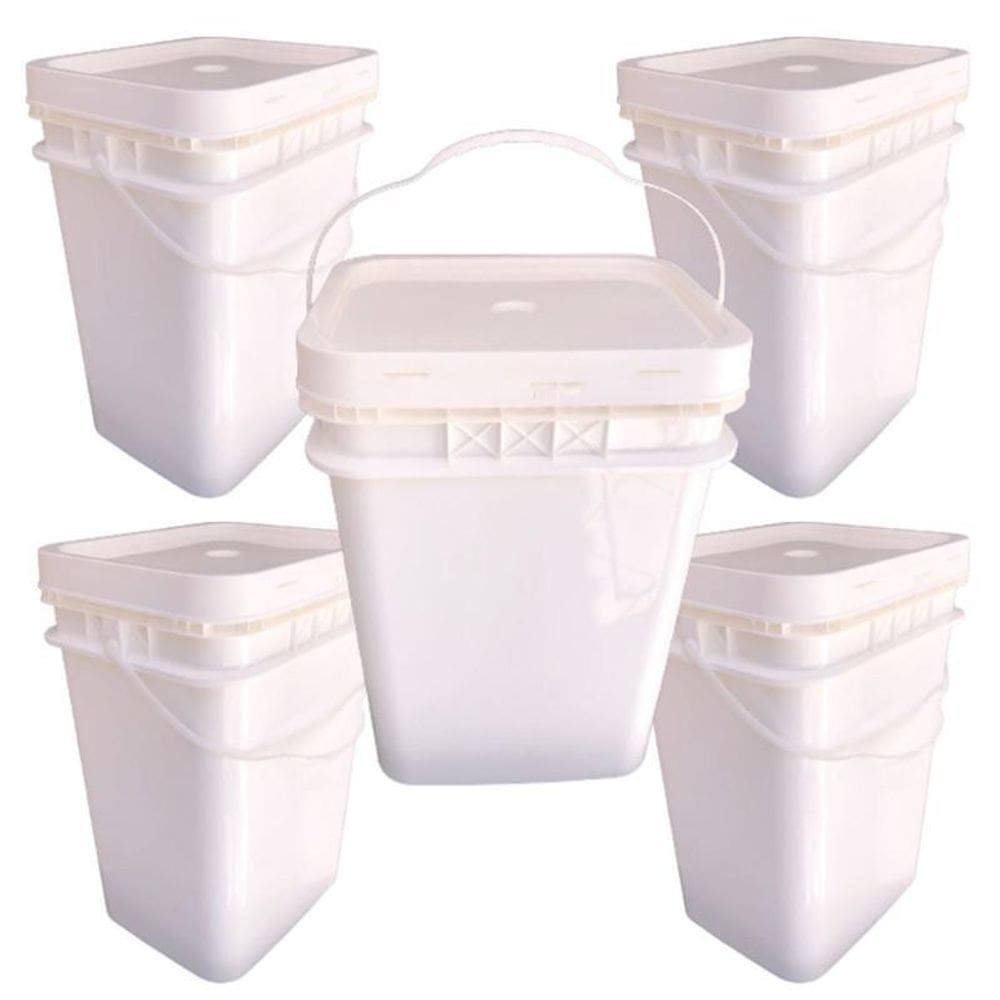 Balde retang 20l p tinta 5 pçs