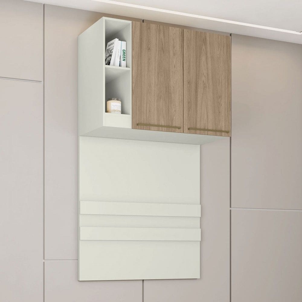 Armário Aéreo para Quarto Ponte Predileto 2 Portas