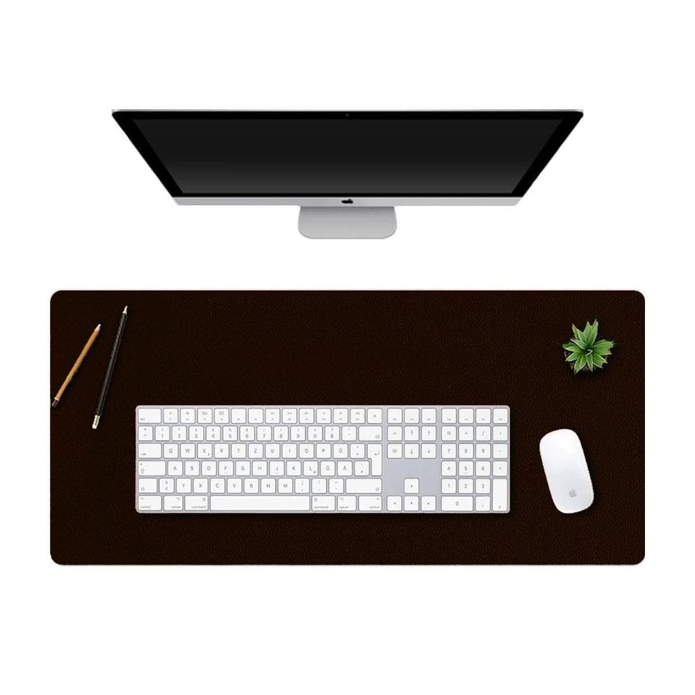 Mouse pad 90x40cm grande tapete de mesa escritório café