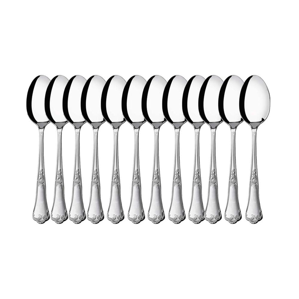 Kit 12 Colheres de Mesa Hercules Classic Aço Inox 493-001P