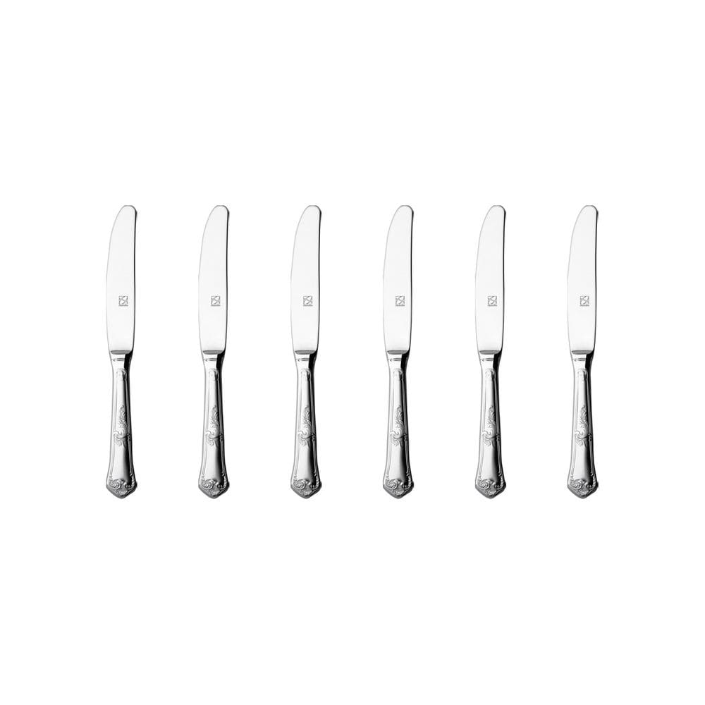 Kit 6 Facas de Sobremesa Hercules Classic Aço Inox 493-006P