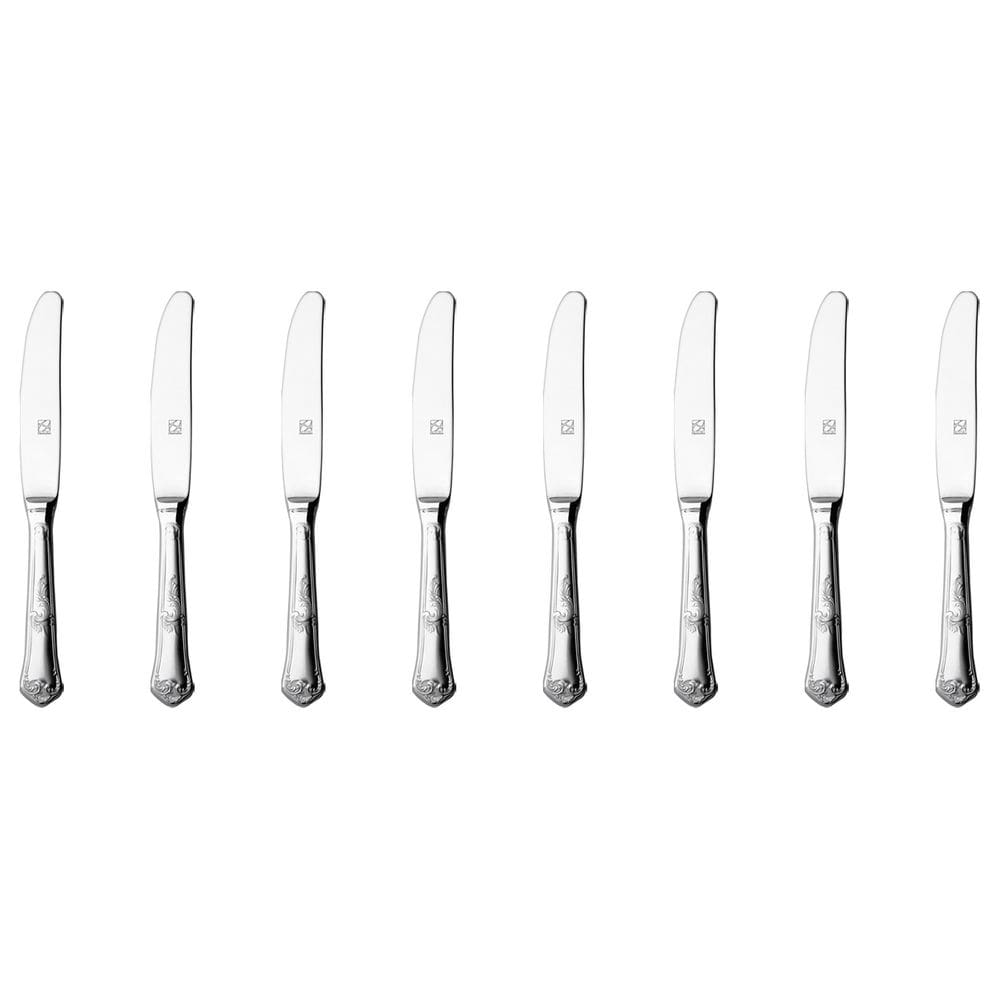 Kit 8 Facas de Sobremesa Hercules Classic Aço Inox 493-006P
