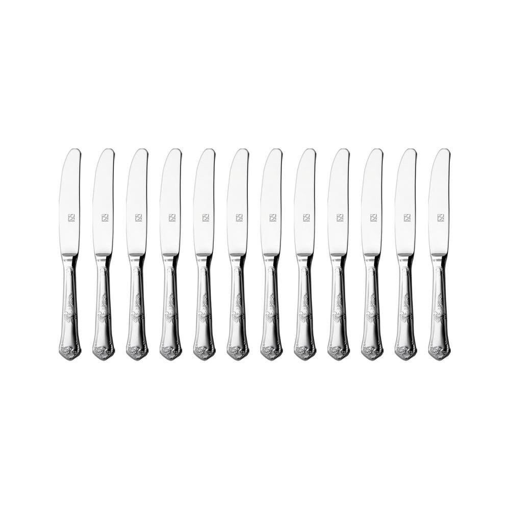 Kit 12 Facas de Sobremesa Hercules Classic Aço Inox 493-006P