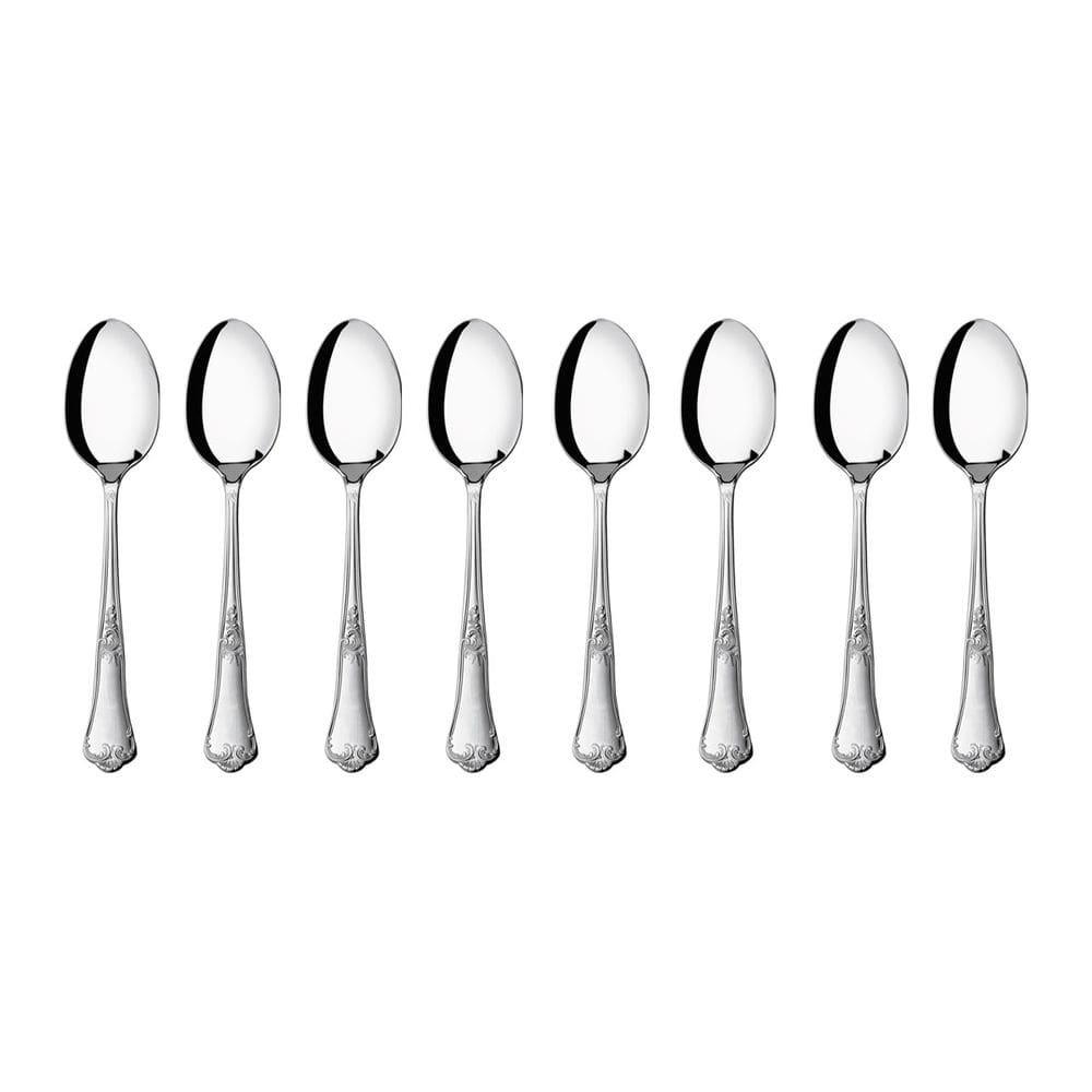 Kit 8 Colheres de Sobremesa Hercules Classic Aço Inox 493-004P
