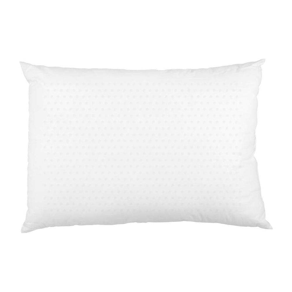 Travesseiro real látex 40x68x16cm forro 100% algodão