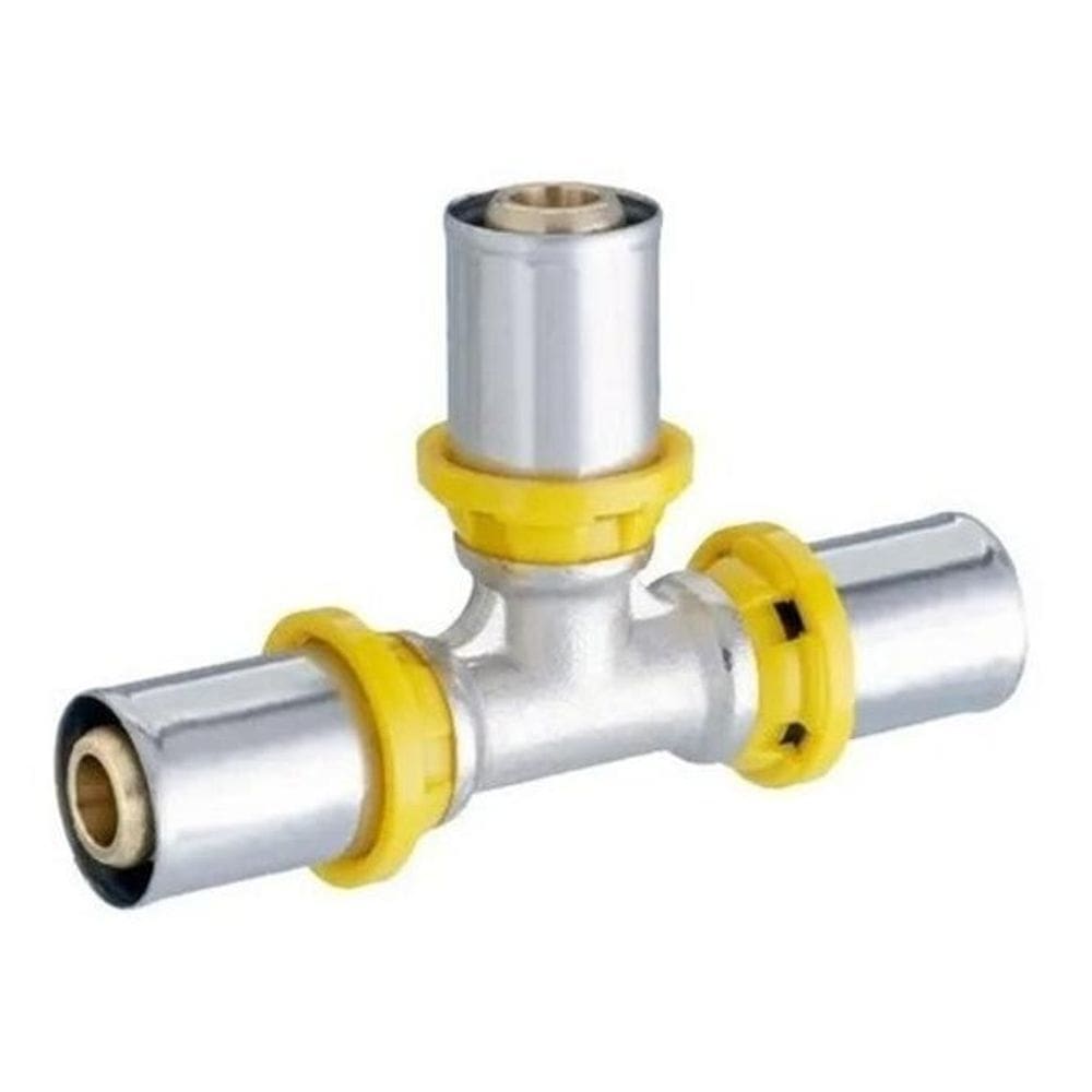 Conector te pex multicamadas gás 20x20x20mm