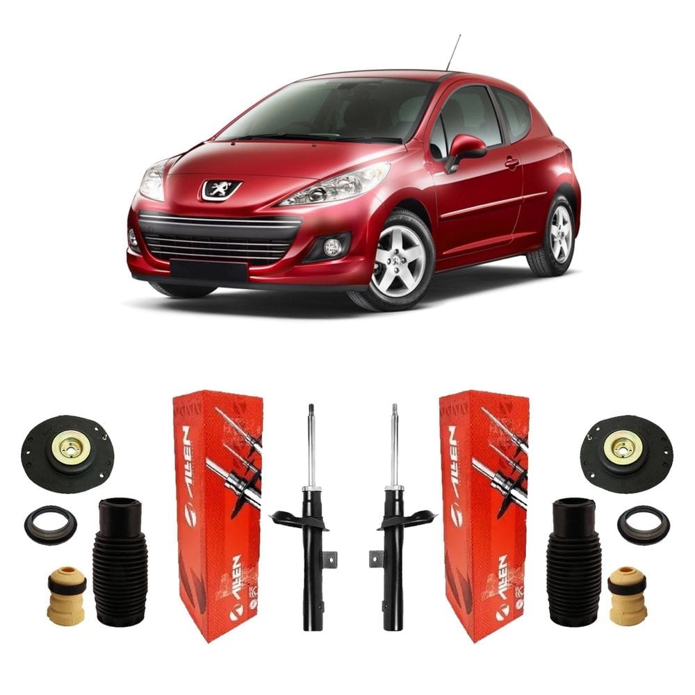 Par amortecedor batente dianteiro peugeot 207 2008 2009 10