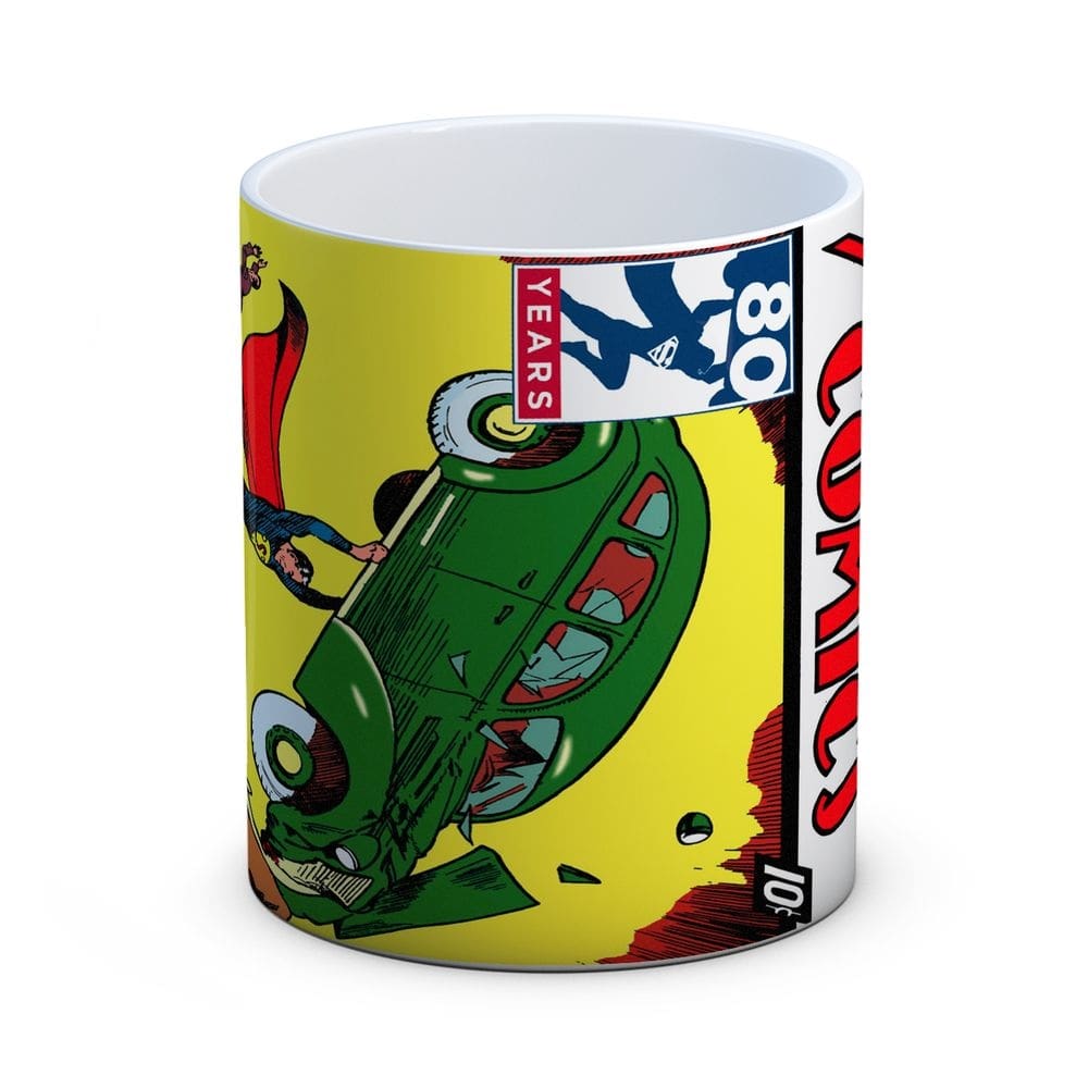 Caneca personalizada em porcelana action comics superman
