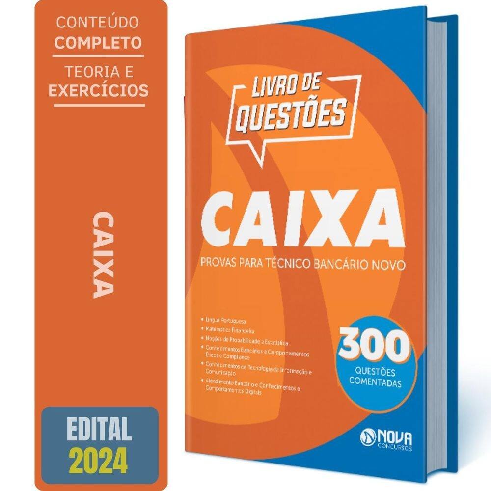 Livro de questões comentadas de provas da caixa