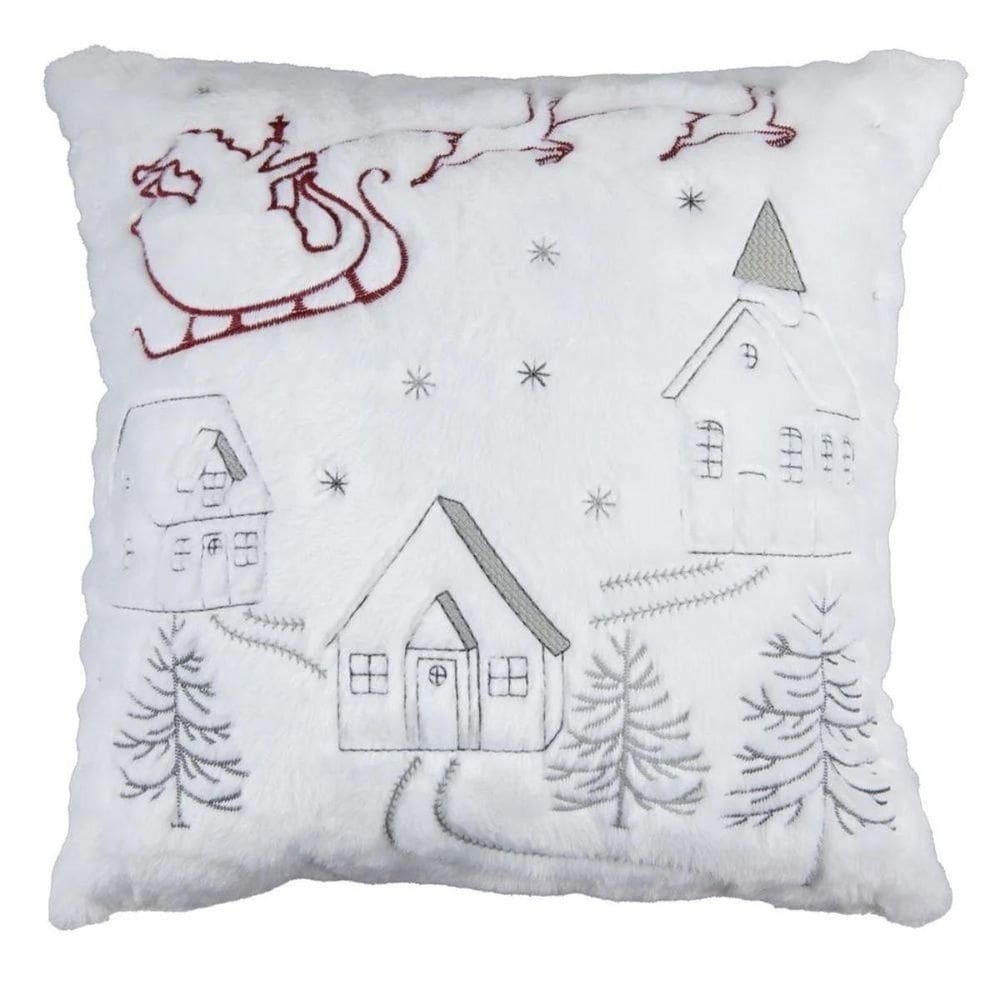 Almofada Natalina Vila Nevada 445475 43X43Cm Belchior