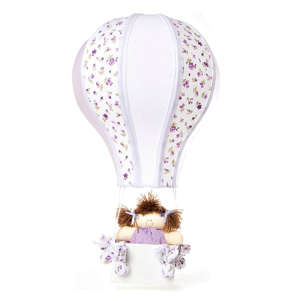 Meio balão lilás quarto bebê infantil menina