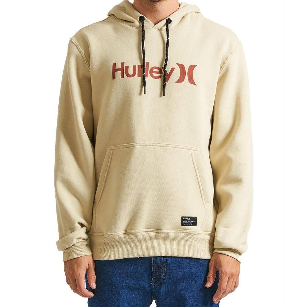 Moletom Hurley Canguru One&Only WT24 Masculino Areia