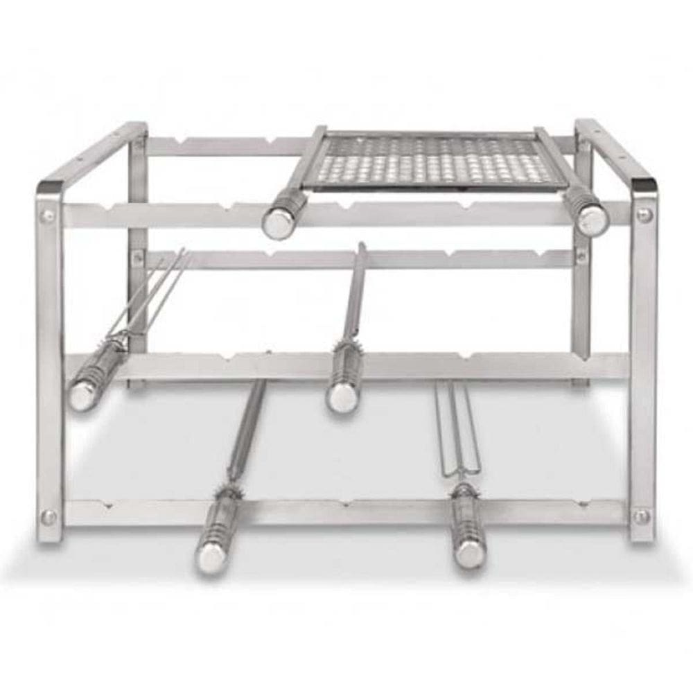 Kit suporte 1005 em inox premium - giragrill