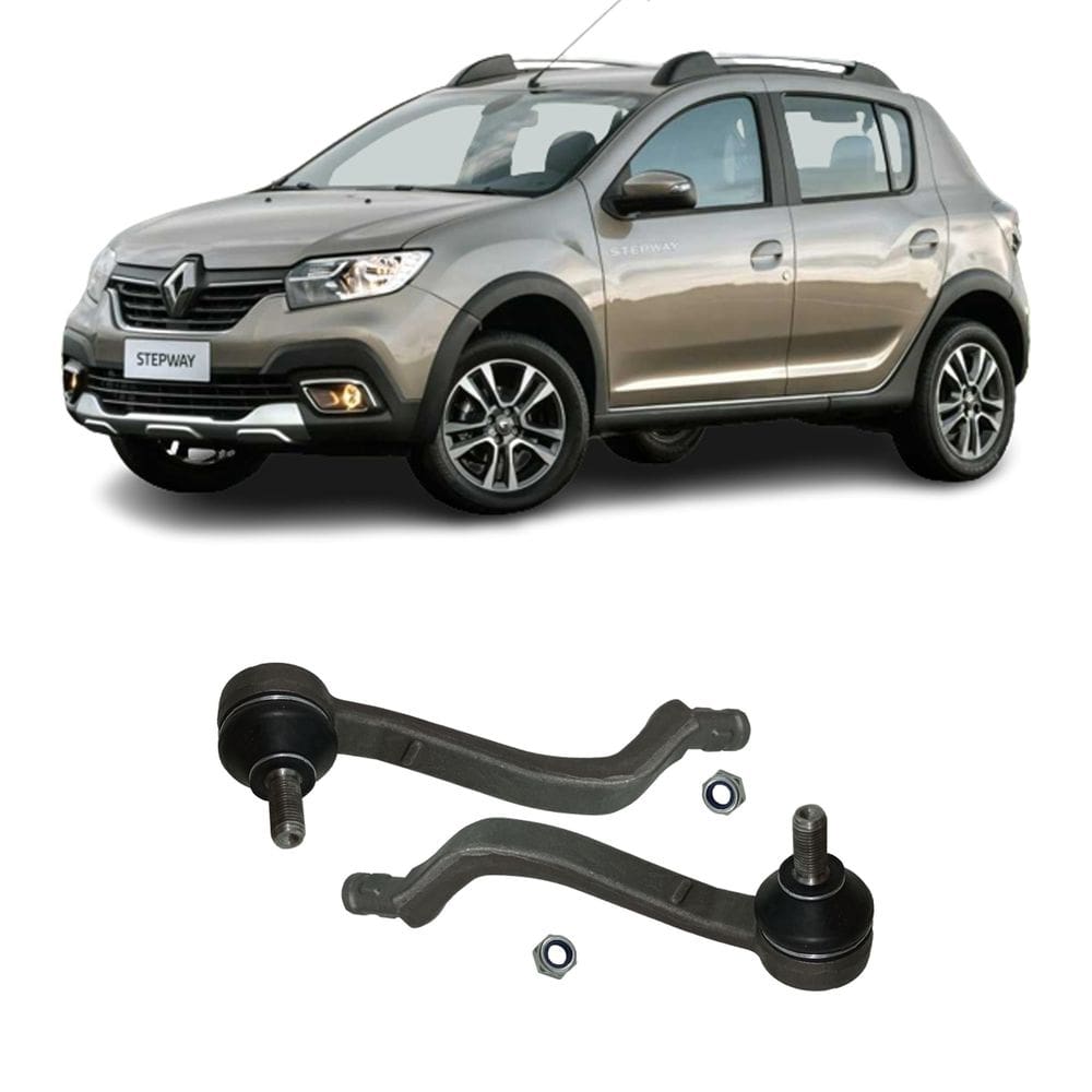 2 braço terminal de direção sandero stepway 2020