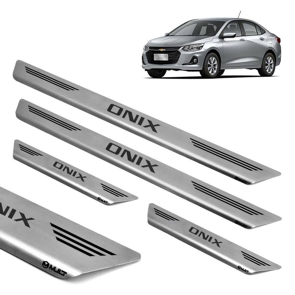 Soleira aço inox escovado porta  mult onix plus