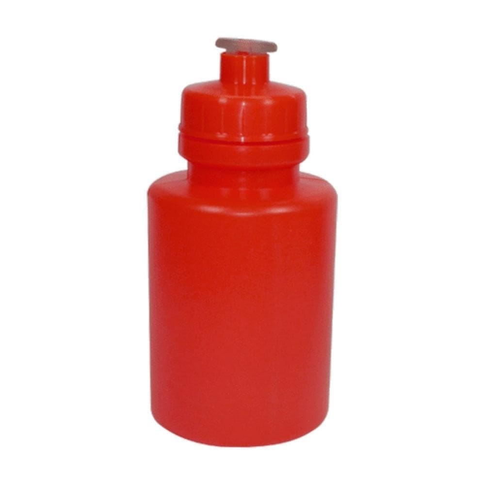 Kit 30 mini garrafas squeeze 300ml plástico vermelha