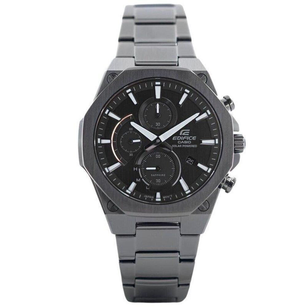 Relógio casio masculino solar edifice efs-s570dc-1audf