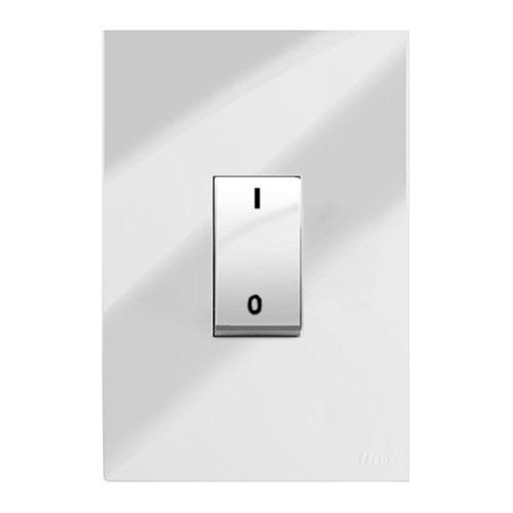 Cj int. bipolar vertical 4x2 - recta prata gloss