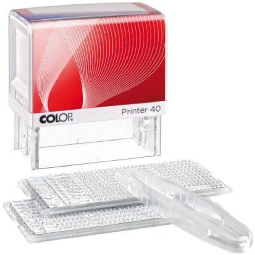 Carimbo automático de compor print 40 montável