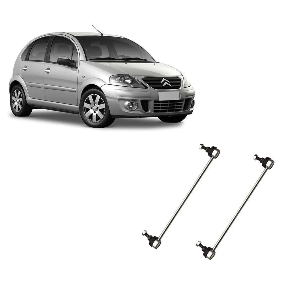 Par bieleta tirante dianteira citroen c3 2008 2009 2010 2011