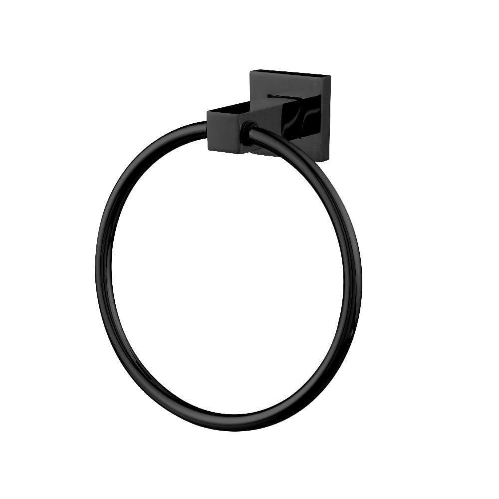 Porta toalha para banheiro toalha rosto preto stylos