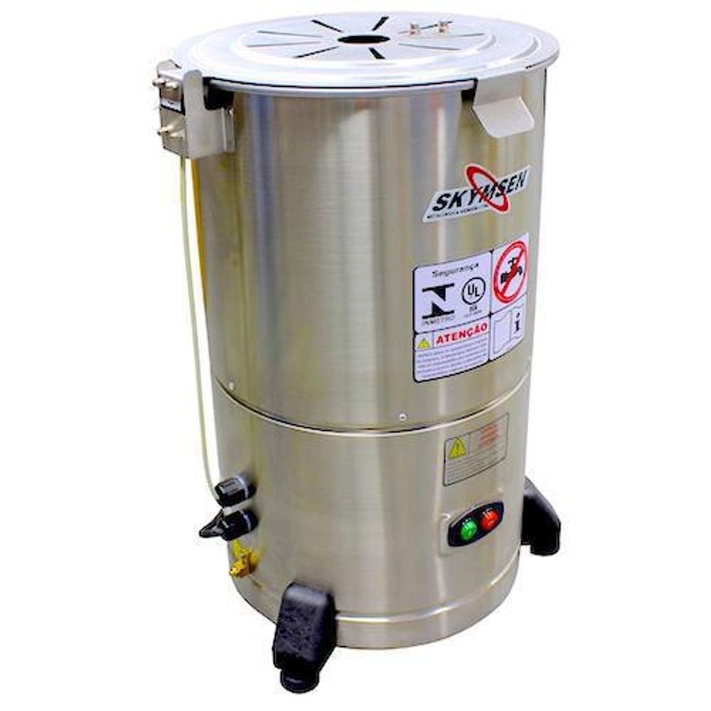 Descascador de tubérculos skymsen db-06 6kg inox 220v-m