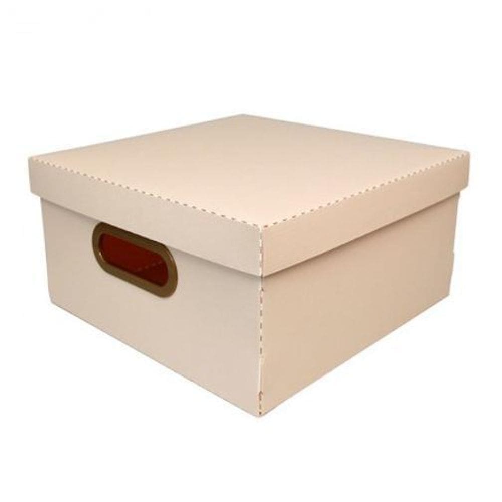 Caixa Organizadora Média Linho Rosa Claro 2205.W Dello