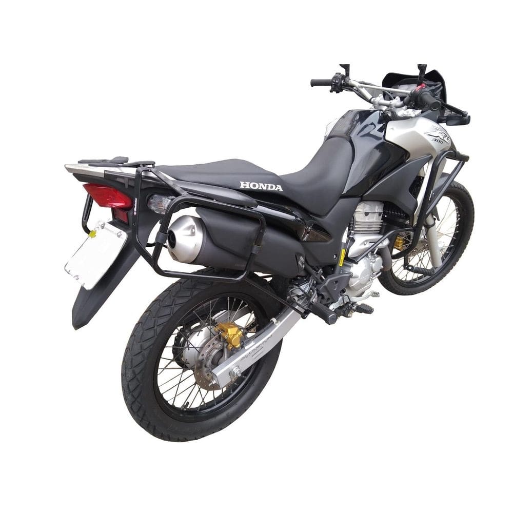 Suporte afastador alforge com protetor pisca xre300 ate 2018