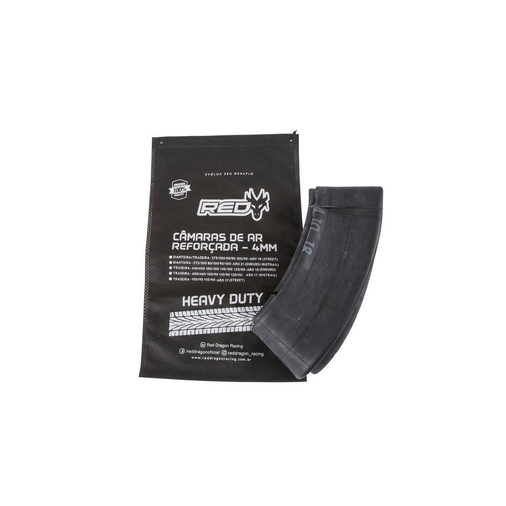 Câmara ar 4mm reforçada traseira aro 18 Titan 125 1994-1999