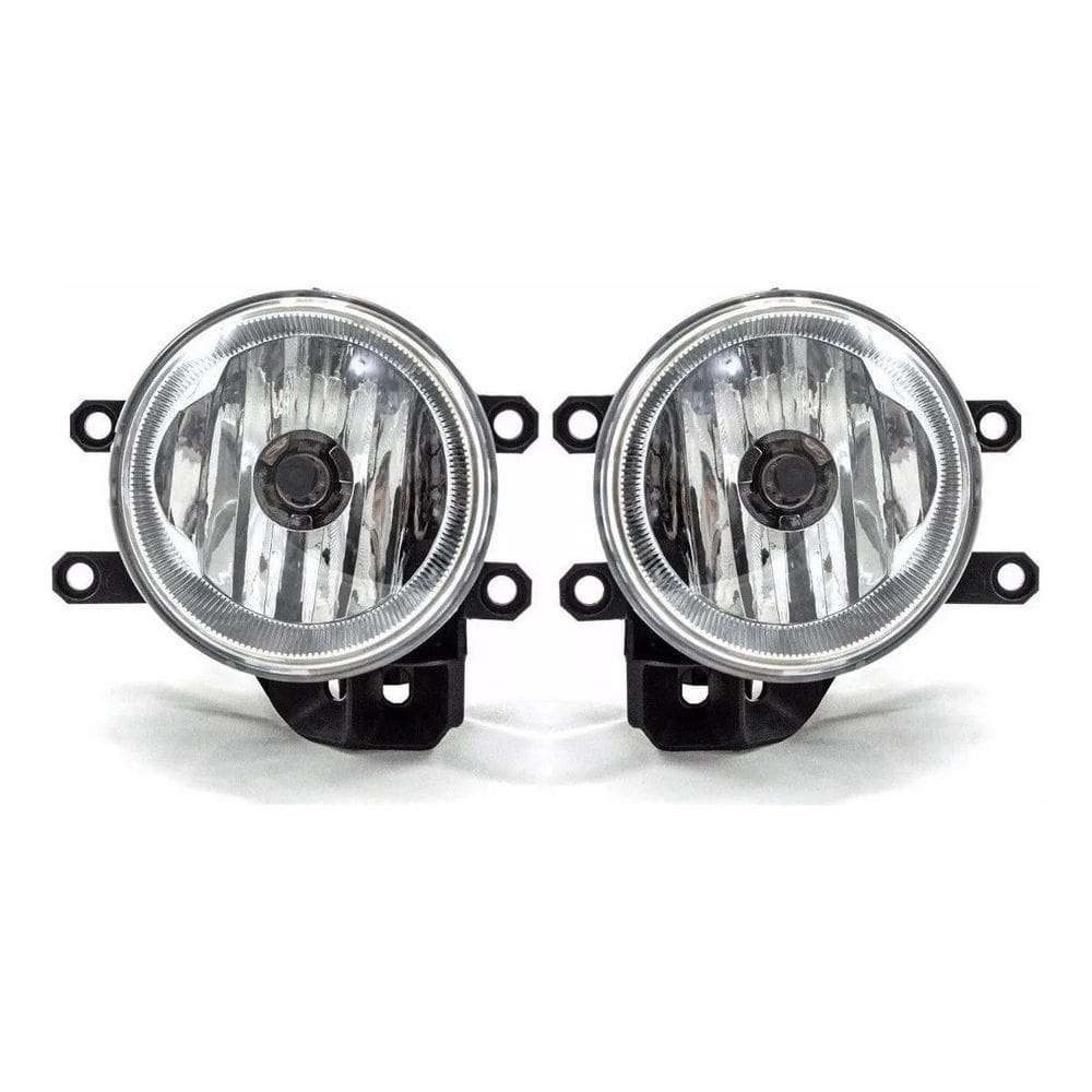 Kit farol milha yaris moldura botão modelo toyota