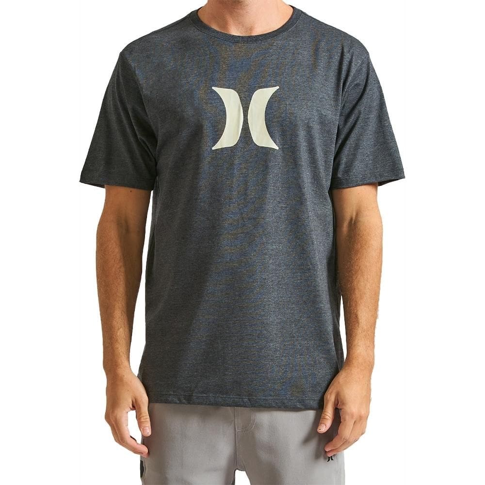 Camiseta Hurley Icon WT24 Masculina Mescla Preto