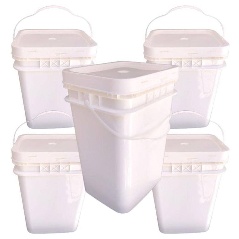 Balde plast 20l retang p yakisoba 5 pçs