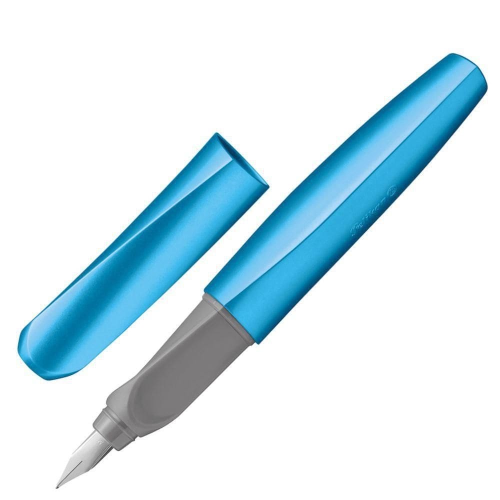 Caneta tinteiro pelikan twist frosted blue