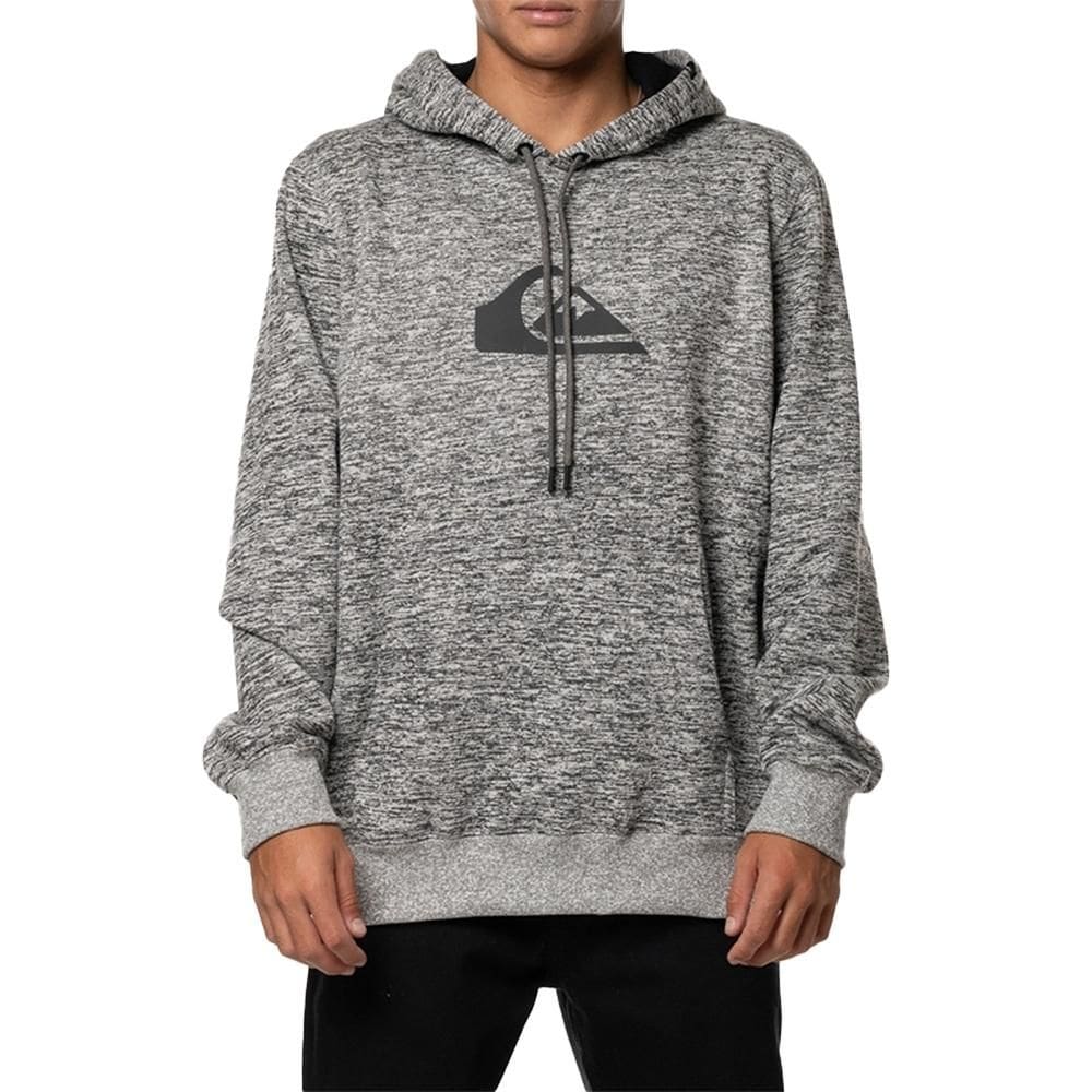 Moletom Quiksilver Canguru Mini Comp WT24 Cinza Claro Mescla