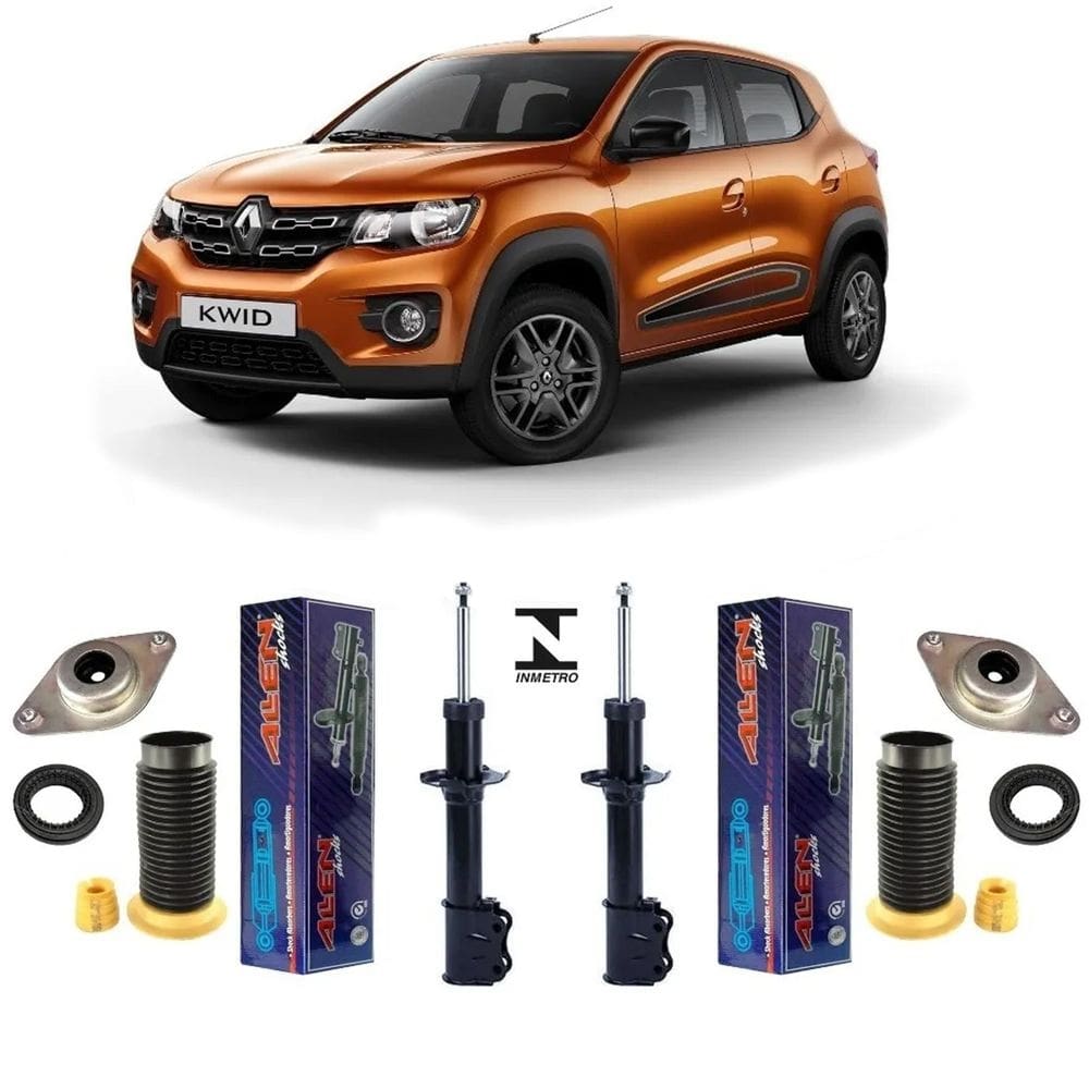 Kit amortecedor dianteira renault kwid life 2017 2018 2019