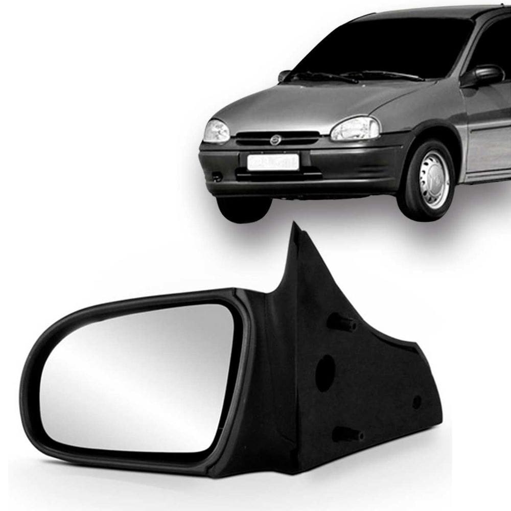 Retrovisor Corsa 1994/ 2010 2/ 4 Portas S/ Controle Esquerdo