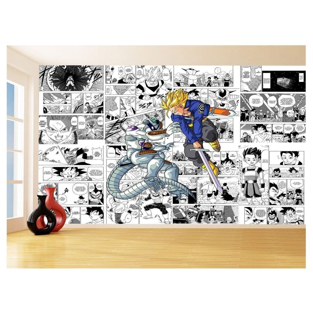 Papel De Parede 3D Dragon Ball Trunks Freeza 3,5M Dbz731