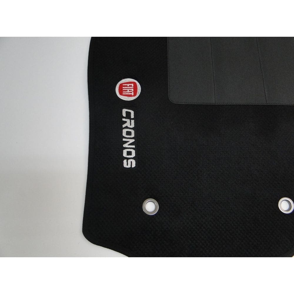Tapete automotivo carpete linha luxo pvc fiat cronos