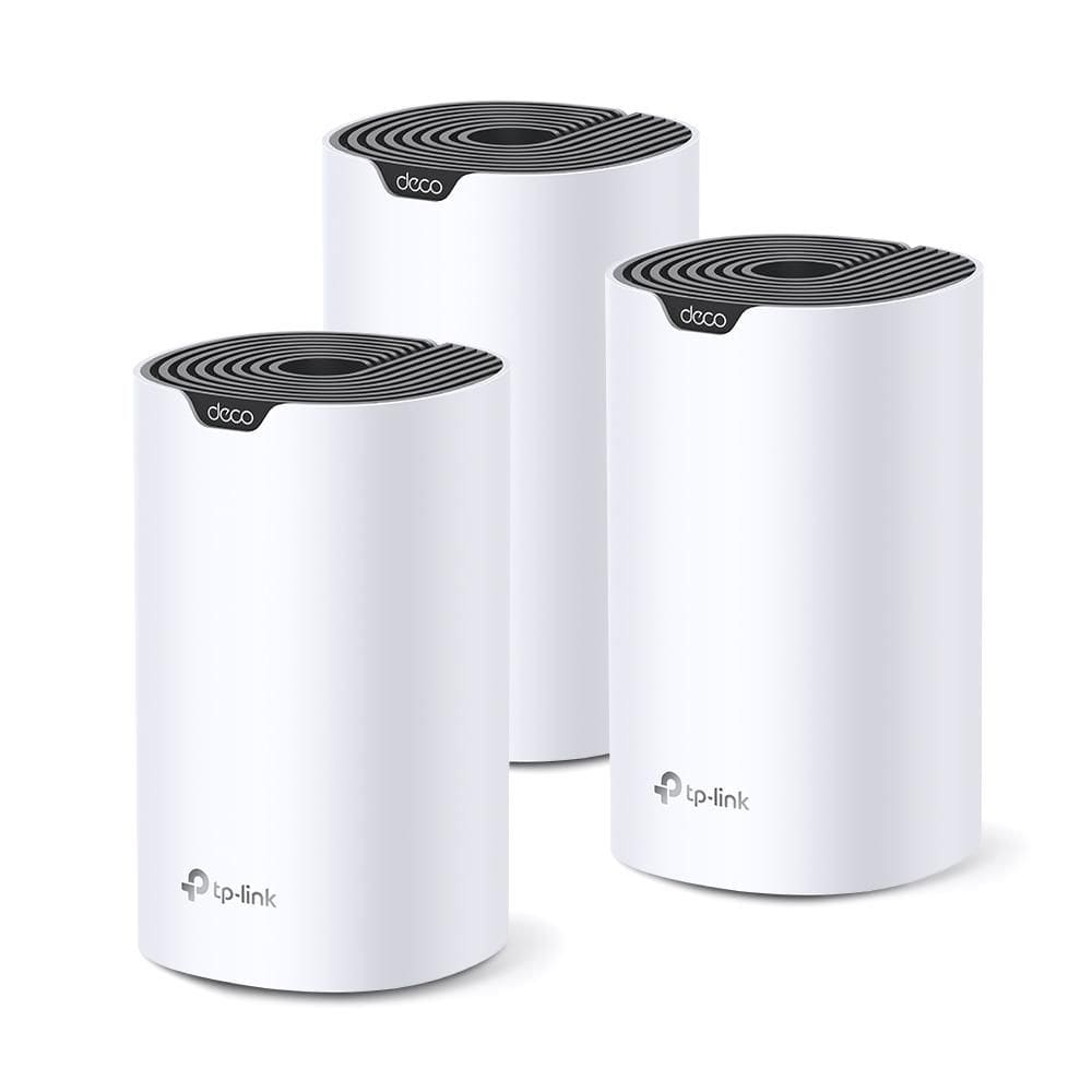 Kit Roteador Mesh TP-Link 3 pack Wi-Fi 5 Gigabit Deco S7 Dual-Band AC1900